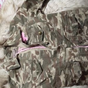 Girls camo Arizona jean jacket